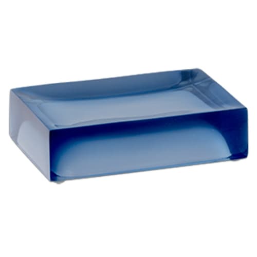 Glacier Rectangle Soap Dish, Blue